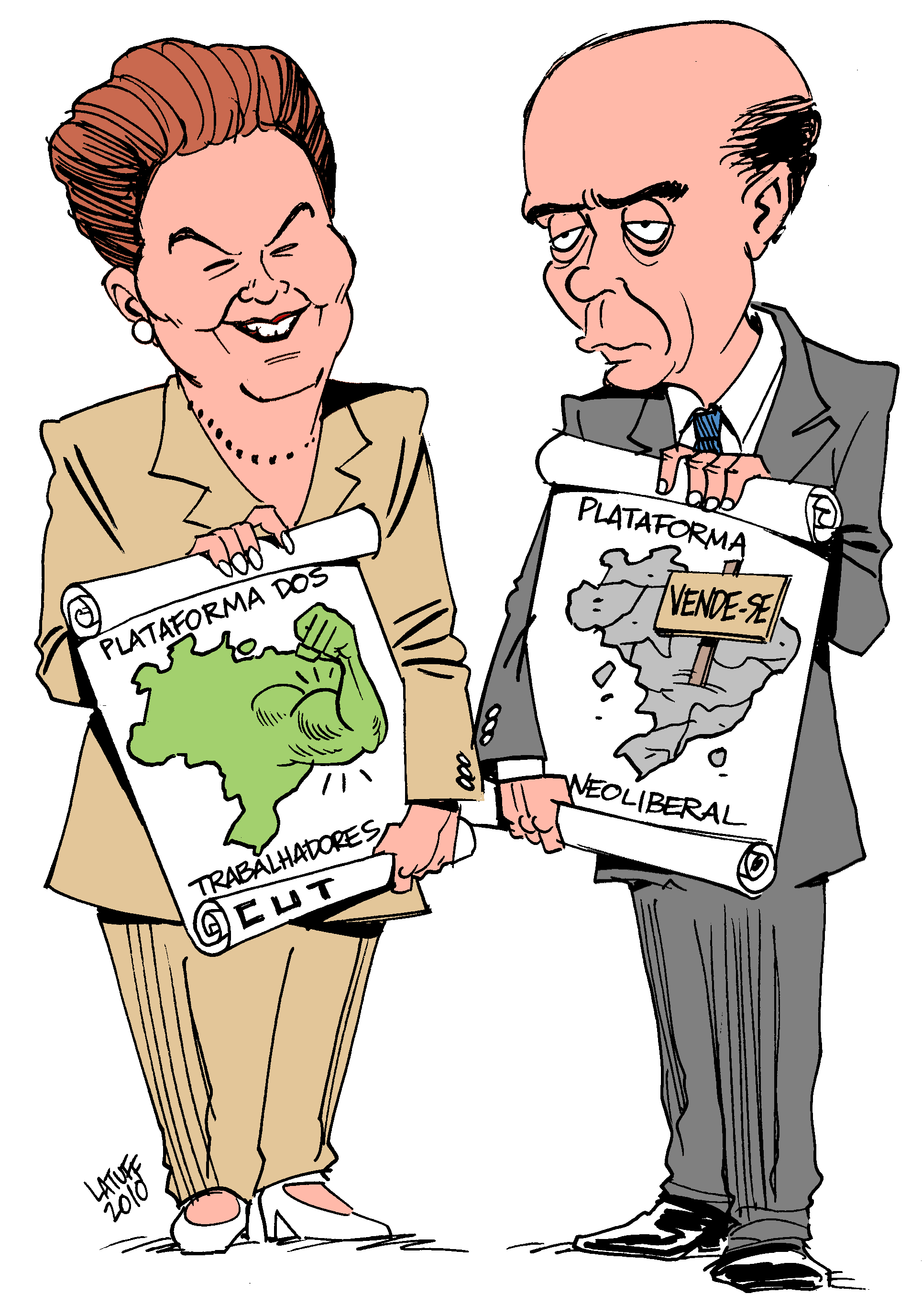 Dilma versus Serra