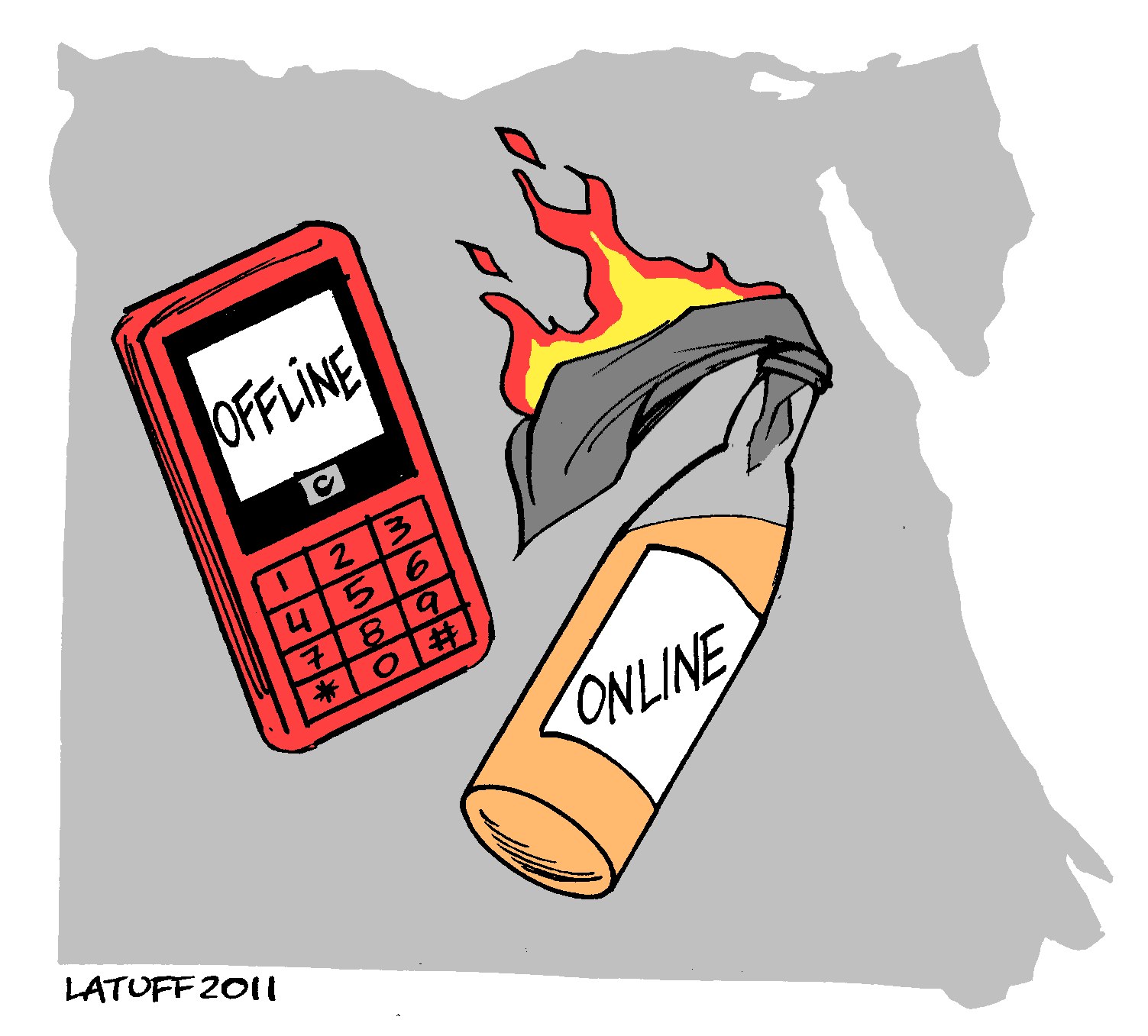 Egypt: Internet Is Offline, But Struggle Is Online!