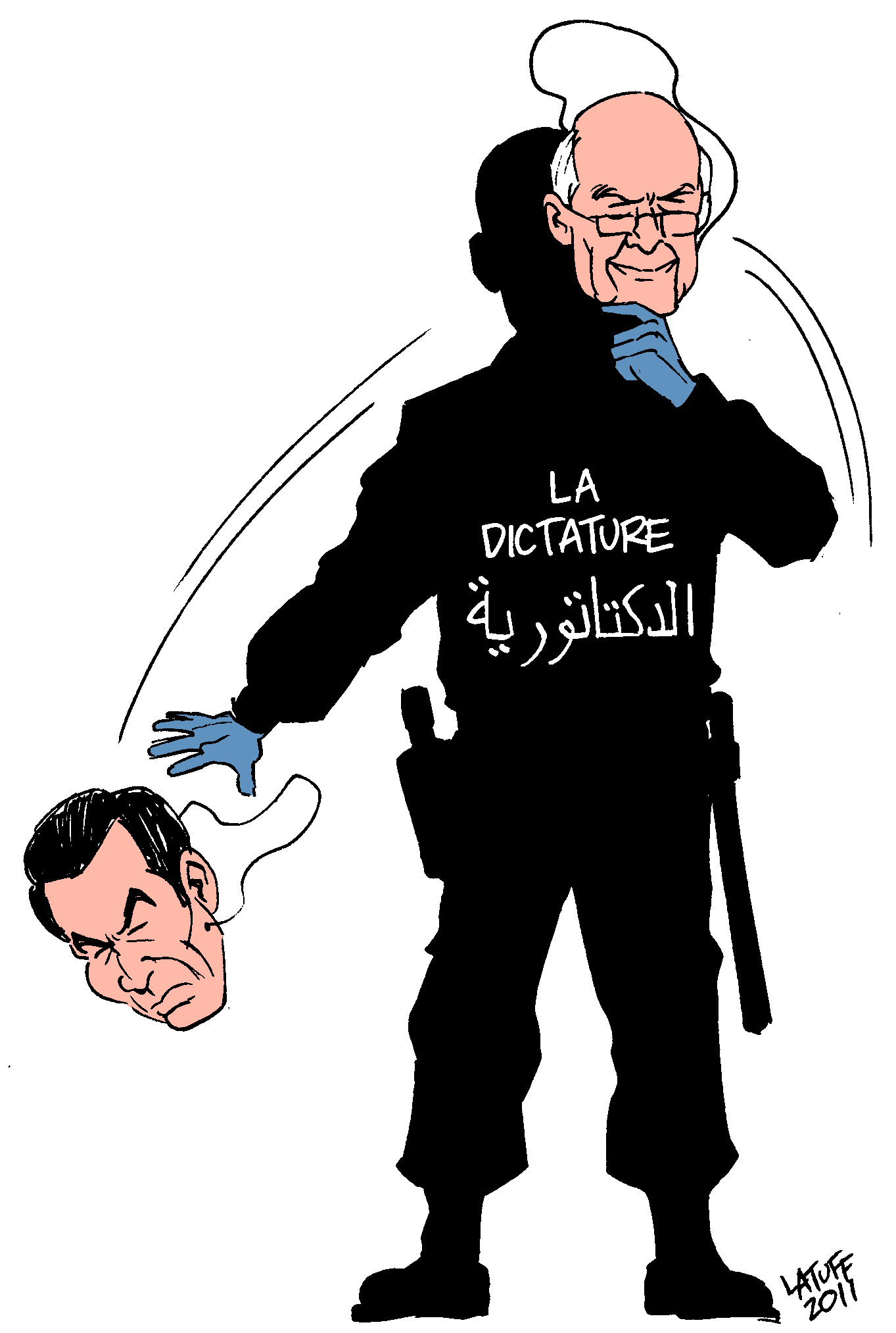 The dictatorship changes masks in Tunisia . . .