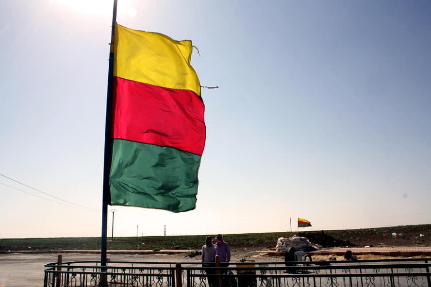 Kurdish flags