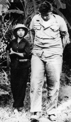 A US Pilot Captured by a Woman Guerrilla