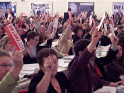 Die Parteitage der Linkspartei.PDS