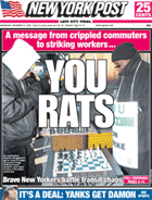 New York Post: You Rats