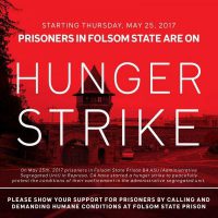 Samidoun Statement of Solidarity with U.S. Prisoners on Hunger Strike in Folsom State Prison hunger strike