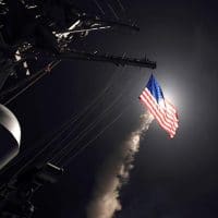 | In this image provided by the US Navy the guided missile destroyer USS Porter DDG 78 launches a tomahawk land attack missile in the Mediterranean Sea Friday April 7 2017 Mass Communication Specialist 3rd Class Ford WilliamsUS Navy via AP | MR Online