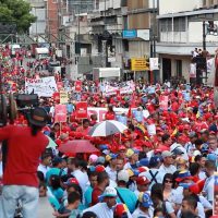 Venezuelan marchers