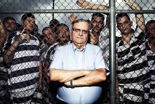 | Sheriff Joe Arpaio standing in front of Arizona inmates at Tent City | MR Online