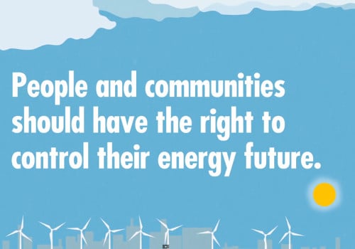 | People communities should have the right to control their energy future | MR Online
