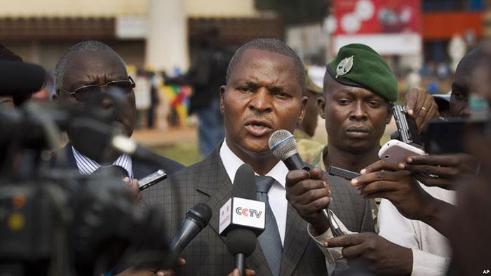 FaustinArchange Touadéra center current President of the Central African Republic | MR Online Faustin Archange Touadéra center current President of the Central African Republic after winning the countrys elections in February 2016 The African leader now faces the difficult task of brining peace and stability to the nation Photo httpbarnabasfundru