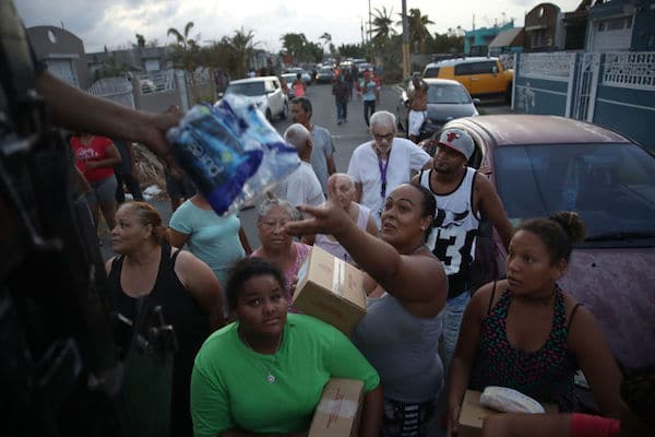 | Hurricane Maria survivors receive food and water | MR Online