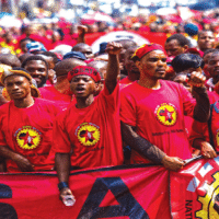 [Archive photo] The National Union of Metalworkers of South Africa (NUMSA) Picture: Reuters