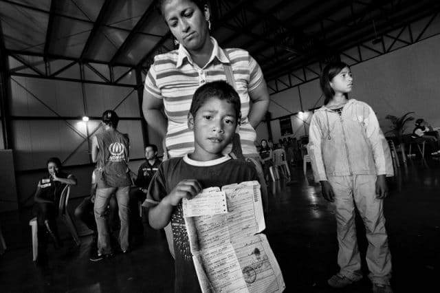 | Displaced population in urban areas of Colombia photo from UNHCR | MR Online