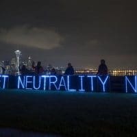 Rolling Rebellion demonstration in Seattle to defend Net Neutrality • Photo by Backbone Campaign