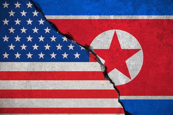 | US North Korea flag | MR Online