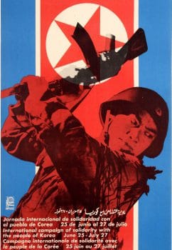 Poster for "International Campaign of Solidarity with the People of Korea"