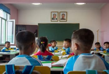 North Korean students
