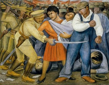 Workers rights mural