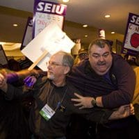 Service Employees Dispute with California Nurses Turns Violent at Labor Notes Conference, April 12, 2008