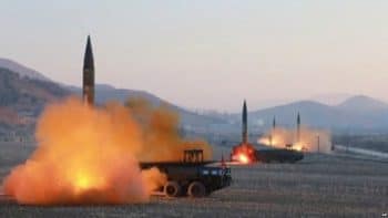 | Undated North Korean photograph of missile tests | MR Online