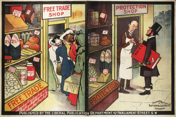 | A Liberal Party poster encouraging Free Trade over Protectionism in London c1905c1910 | MR Online