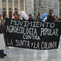 People's Agroecology Movement Against the Board and the Colony. Photo Credit: Movimiento Agroecología Popular