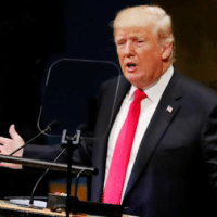 President Donald Trump was a laughingstock as he addressed the 73rd Session of the UN General Assembly. Photo: Reuters