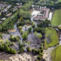 Flooding of low-lying areas in the Netherlands in 2015