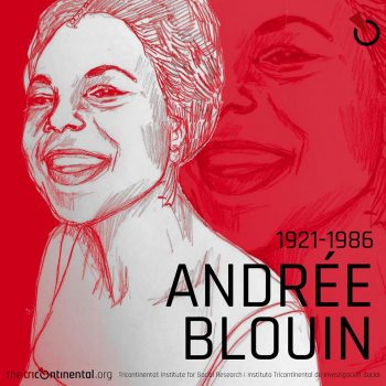 Andrée Blouin (1921-1986), a feminist, a pan-Africanist and an anti-colonial activist.