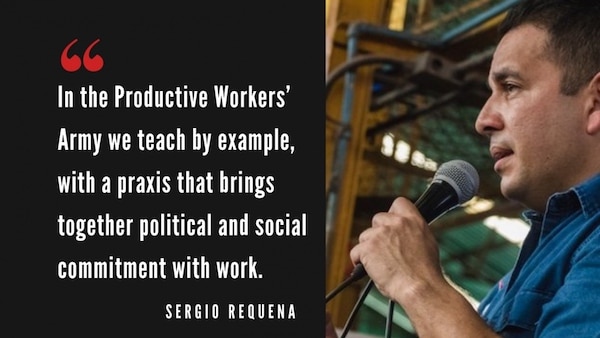 | Sergio Requena of the Productive Workers Army Ejército Productivo Obrero | MR Online
