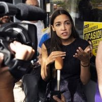 | Alexandria OcasioCortez pictured September 22 2018 in the Bronx borough of New York DON EMMERTAFPGetty Images | MR Online