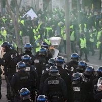 Even as president Macron has declared a national dialogue, huge numbers of police personnel are out on the streets to target the protesters.