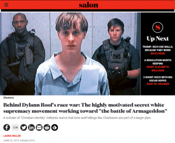 | Stuart Wexler on the racist farright Salon 62415 These folks are looking for the opportunity to take a bad situation and through proactive violence make it much worse | MR Online