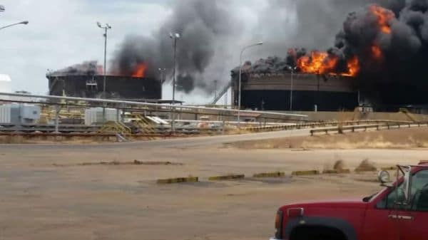| Two diluent tanks at Petro San Felix Anzoategui were subject to sabotage | MR Online