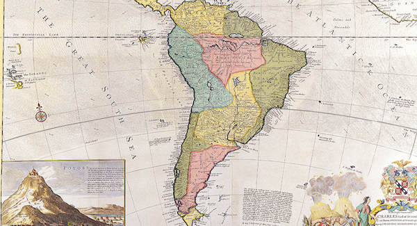 | Politicalterritorial division of Latin America circa 1750 Archive | MR Online
