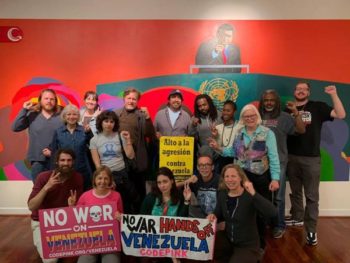 | The Embassy Protection Collective after a forum on Africom April 15 2019 From the Embassy Protection Collective | MR Online