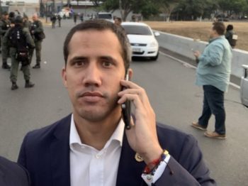 Guaidó is on the run, Lopez is hiding in the Chilean embassy, and 25 defector soldiers are seeking asylum in the Brazilian embassy. This shambolic coup has gone down to defeat / Image: fair use