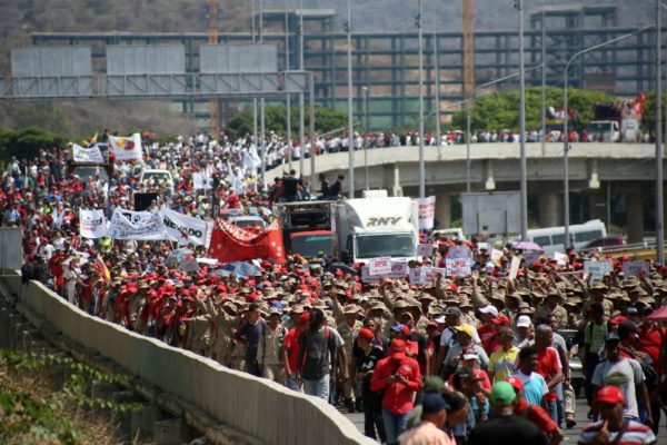 May Day march in support of President Nicolas Maduro in Venezuela