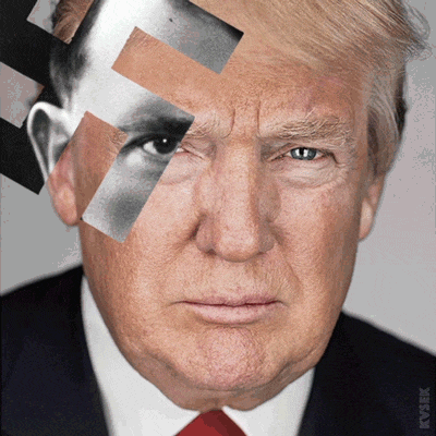 Trump, Emulating Hitler (by: giphy)