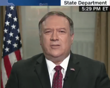“We lied, we cheated, we stole,” Pompeo declared—but trust him, Maduro only stayed in power because Putin told him to (CNN, 5/1/19)!