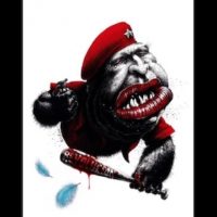 The Racist, Imperialist War on Venezuela / Picture: President Hugo Chavez, depicted as a monkey in opposition newspaper (Image by venezuelanalysis.com)