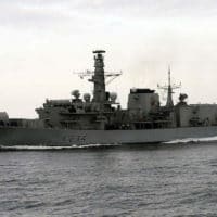 British Royal Navy's frigate, HMS Iron Duke. Photo- Wikimedia Commons