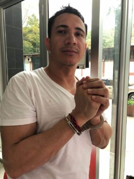 Edwin Espinal, a veteran human rights defender held by the Hernandez government