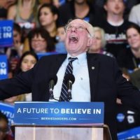 Sen. Bernie Sanders (I-Vt.) reported a $24 million haul for his presidential campaign in the second quarter, $18 million of which came from small dollar donations. (Photo: Ethan Miller/Getty Images)