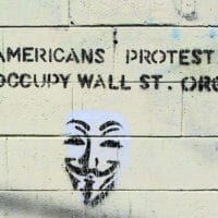 Newtown grafitti-AMERICANS PROTEST OccupyWallSt.Org