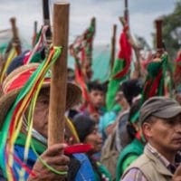 National Indigenous March, May 2016, Department of Cauca. Credit: Marcha Patriótica’s communication team.