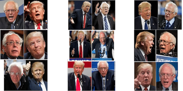 | Visual comparisons of Bernie Sanders and Donald Trump from ABC News Fortune ABC News CNN Deadline New York Times The Wrap CNN and Washington Post left to right top to bottom | MR Online