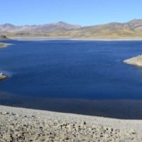 Laguna del Maule, a lake in the Andes mountain range, 300 kilometres south of Chile’s capital Santiago.
