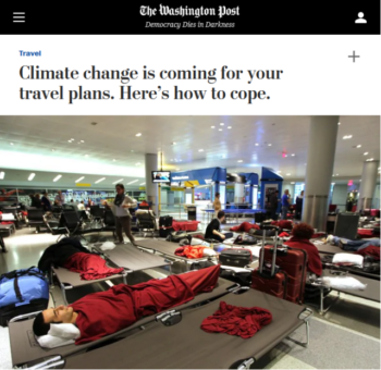 “You can still be a globe-trotter, but…minimize your travel risk,” the Washington Post (8/2/19) reassures.