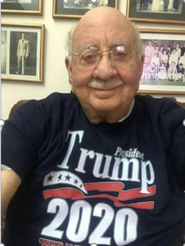 La Prensa owner Jaime Chamorro in his Trump Shirt