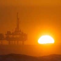 | Offshore oil rig with sunset | MR Online